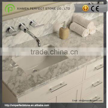 white marble, modern bathroom cabinet vanity top