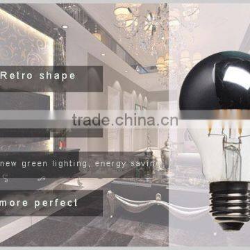 Shadowless Led Bulb Dimmable Mirror Silver Cover A60 2w 4W 5W 6W 8W Filament Edison Bulb Quality Choice photo-4