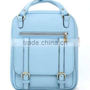 2014 cute fashion designer leather backpack knapsack