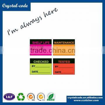 Removable Labels Fluorescence Paper Stickers Manufacturer in Shanghai photo-5