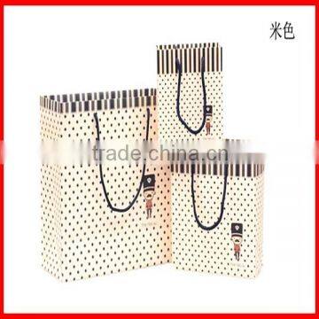 Luxury Small Point Printed Shopping Paper Bags With Handles