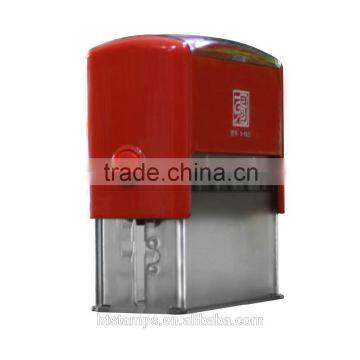 Epress Hot Sales Rectangle 58x22mm White Ink Rubber Stamp for Slipper Sample Free photo-4