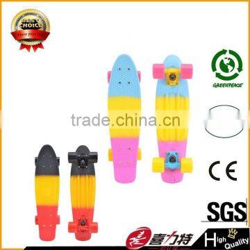 New 3 color fade skateboard,New style skateboard,Colorful fish skateboard