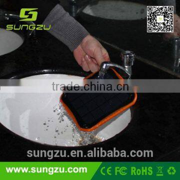 5600mah portable solar power bank solar charger waterproof