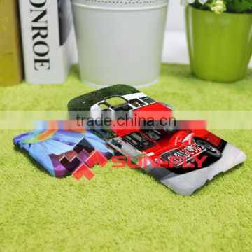 3D sublimation hard plastic phone cover for htc m9