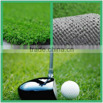 Waterproof synthetic grass for rubber flooring trim