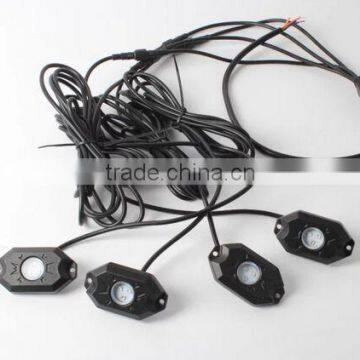 9W RGB mini LED rock light controled by cellphone