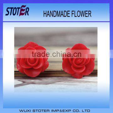 Red resin flower bulk resin flower bulk artificial flowers st3074