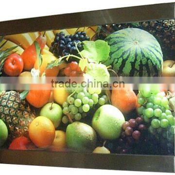 Stainless steel scrolling light box