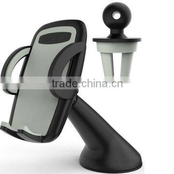 2016 High Quality 2 In 1 Car Air Vent Mount Screw Holder Car Mount For Cell Phone