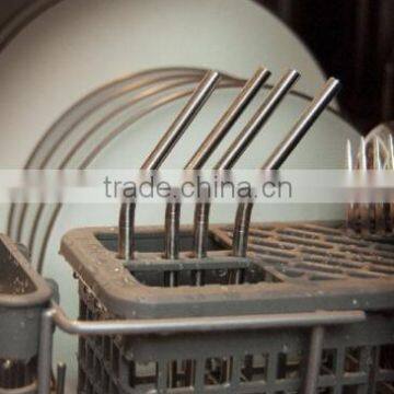 Wholesale bent drinking straw stainless steel drinking straw,logo can be added