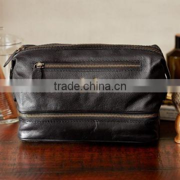 Pebble Leather Toiletry Case