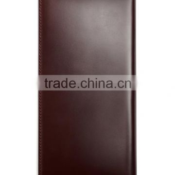 Geunine Leather mens long wallet