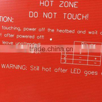 Tinda Best Quliaty 3D printer heatbed Heat bed MK3 standard aluminum plate 3mm hot bed repra Customized Available
