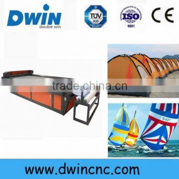 DW1626/DW1640 best price + high precision car cover laser cutting machine auto feed