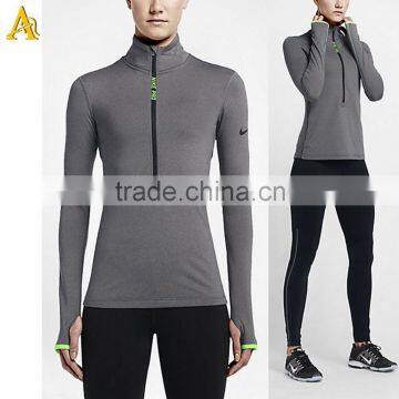 OEM wholesale winter/autumn gym wear customize women sports jackets