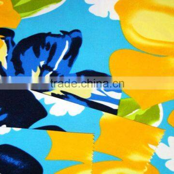 100% Polyester Printed Microfiber For Beach Pants Fabric