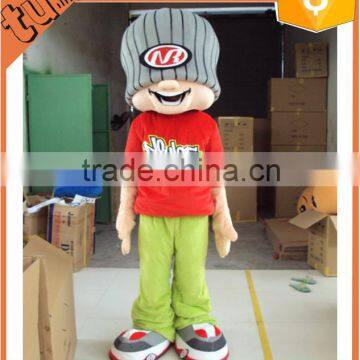 custom plush professional cartoon character mascot / plush mascot costumes for adults for performance/ promotion