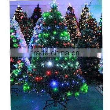 2016 New Style Fiber Optic Prelit Led Light Christmas Tree ents wholesale PVC fiber optic christmas tree