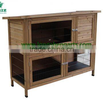 Ourdoor Handmade Wooden Rabbit Hutch photo-2