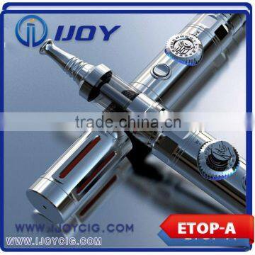 2014 Fashionable First Airflow Controlled 2.8ml IJOY ETOP-A China Import Electronic Cigarettes with Bottom coil