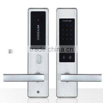 stainless steel door number lock with RF card,remote control