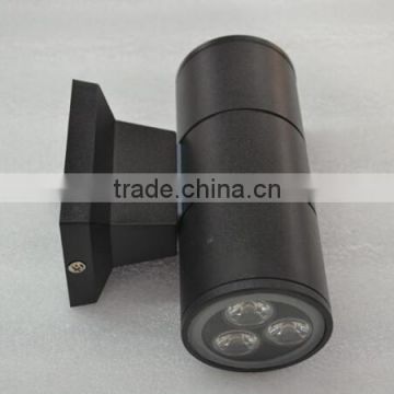 Aluminium surface mounted fancy modern led outdoor wall lighting ip65 6W 12W 18W