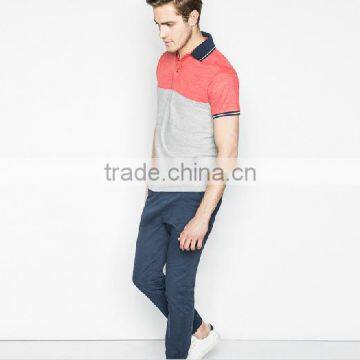 color combination 100% cotton mens polo t shirt factory