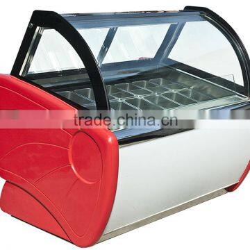 resturant used ice cream display freezer