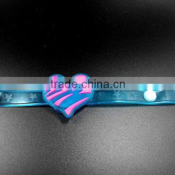 2015 hot sales led custom personalized rubber band bracelets