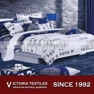 modern super soft microfiber 4 pieces bed set with fitted sheet