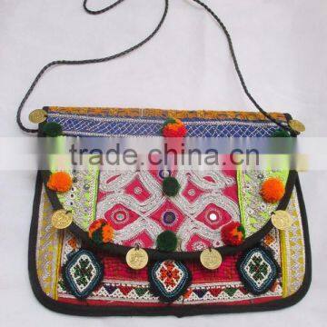 Multi color traditional Vintage banjara clutch/Banjara coin bag