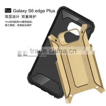 2016 Latest Free Sample For Samsung Galaxy S6 Edge Plus Armor Impact PC TPU Phone Case ,mobile Phone Case