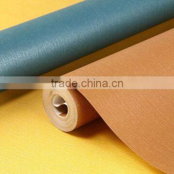 Solid Color Waterproof Nonwoven Hotel Wallpaper photo-4