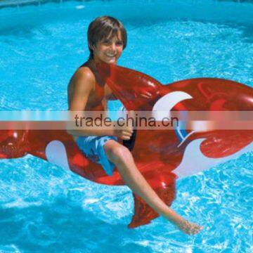 2014 hot sale inflatable kids rider orca rider for kids