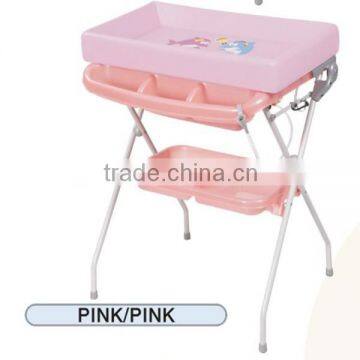 EN122221 certificate plastic folding baby diaper changing table