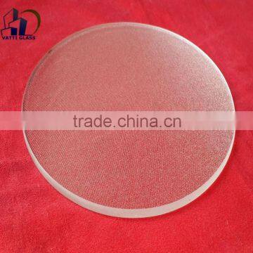 Round shape frosted high temperature pyrex boiler sight glass discs