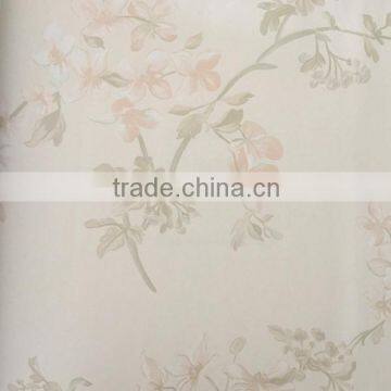 Non Woven Hot Sale Flower Garden Artificial Wallpaper photo-4