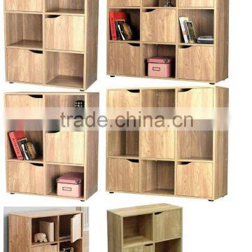 2/3/5 Door Oak Book Shelf