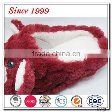 Fuzzy Animal Head Shoes for Kids