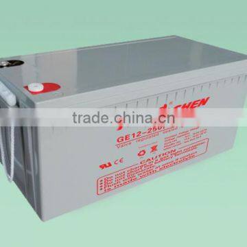 Maintenance free 12v 250ah gel solar deep cycle battery