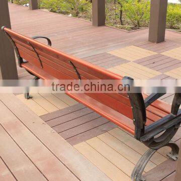 Wood plastic composite weather resistance 1.2 m garden chairs