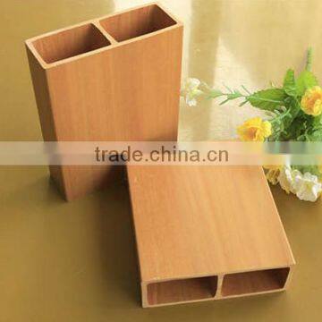 wpc square timber, louver blade, wpc hollow timber for outdoor PE project