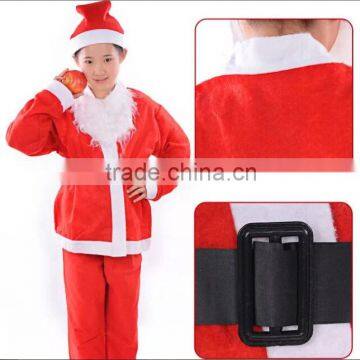 Christmas decoration, christmas 4pcs garment, for 10-13 year old boy, santa clause clothes, non-woven adult costumes