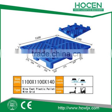 HDPE Nine Feet Plastic Pallet Price