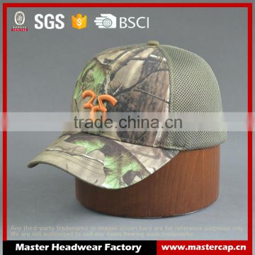 Hot style camo baseball cap and mesh baseball cap