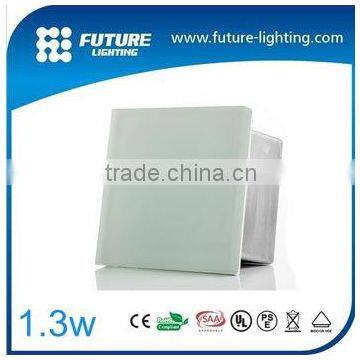 3 years warranty 100*100 DC24V white blue color square led floor tile light led glass brick