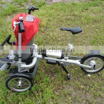 Alloy Rim Hub Motor Baby Stroller Electric Bike photo-4