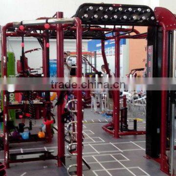 2013new fitness equipment W-005 Multifunctional training machine