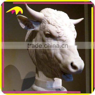 KANO1102 Realistic Handmade Fake Cow Head Decoration For Sale